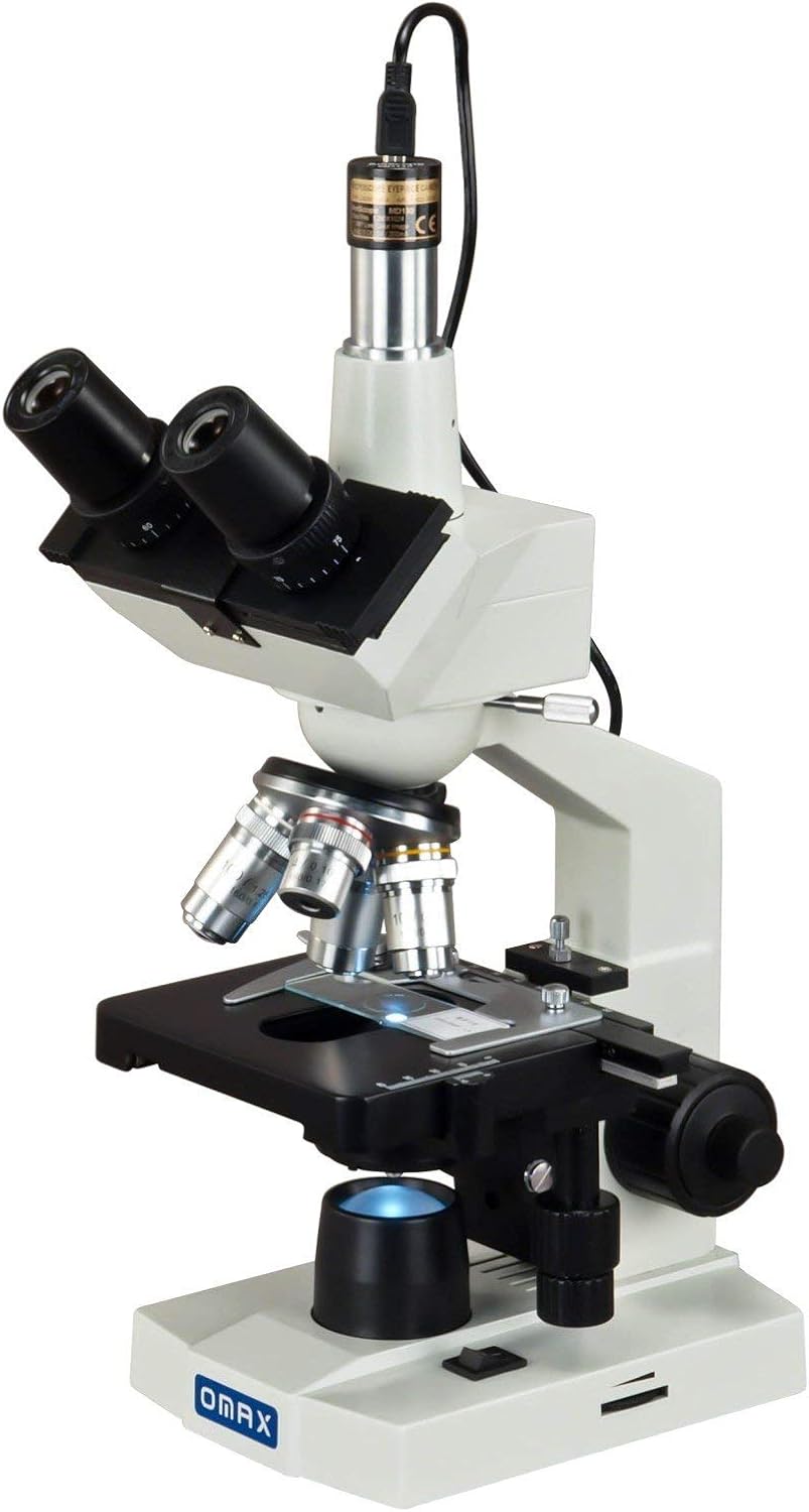 OMAX M83EZ-C02 Trinocular Digital Microscope with USB Camera | 40X-2500X Magnification - Image 4