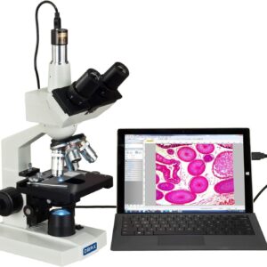 OMAX M83EZ-C02 Trinocular Digital Microscope with USB Camera | 40X-2500X Magnification