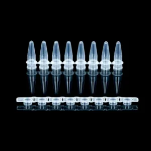 CE ISO Approved Sterile White 8 Strip PCR Tube with Cap 0.1ml