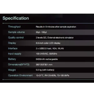 Portable Magnetic Immunoassay Analyzer M16 POCT System – GMR Biosensor Rapid Diagnostic Device