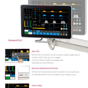 Atlas N7 Anesthesia Machine – Integrated Ventilation & Monitoring for Surgical Care