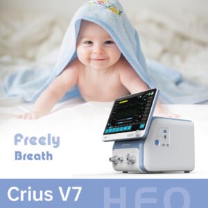 Crius V7 Ventilator – Advanced HFOV Ventilation with Integrated HFNC, NIV & IV Support
