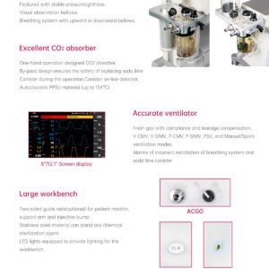 Atlas N3 Anesthesia Machine – Reliable Gas Delivery & Ventilation for Surgical Applications
