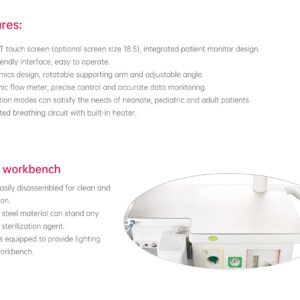 Atlas N7 Anesthesia Machine – Integrated Ventilation & Monitoring for Surgical Care