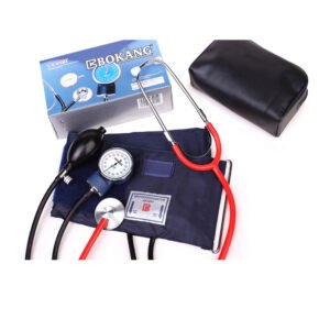 Aneroid Sphygmomanometer with single head stethoscope