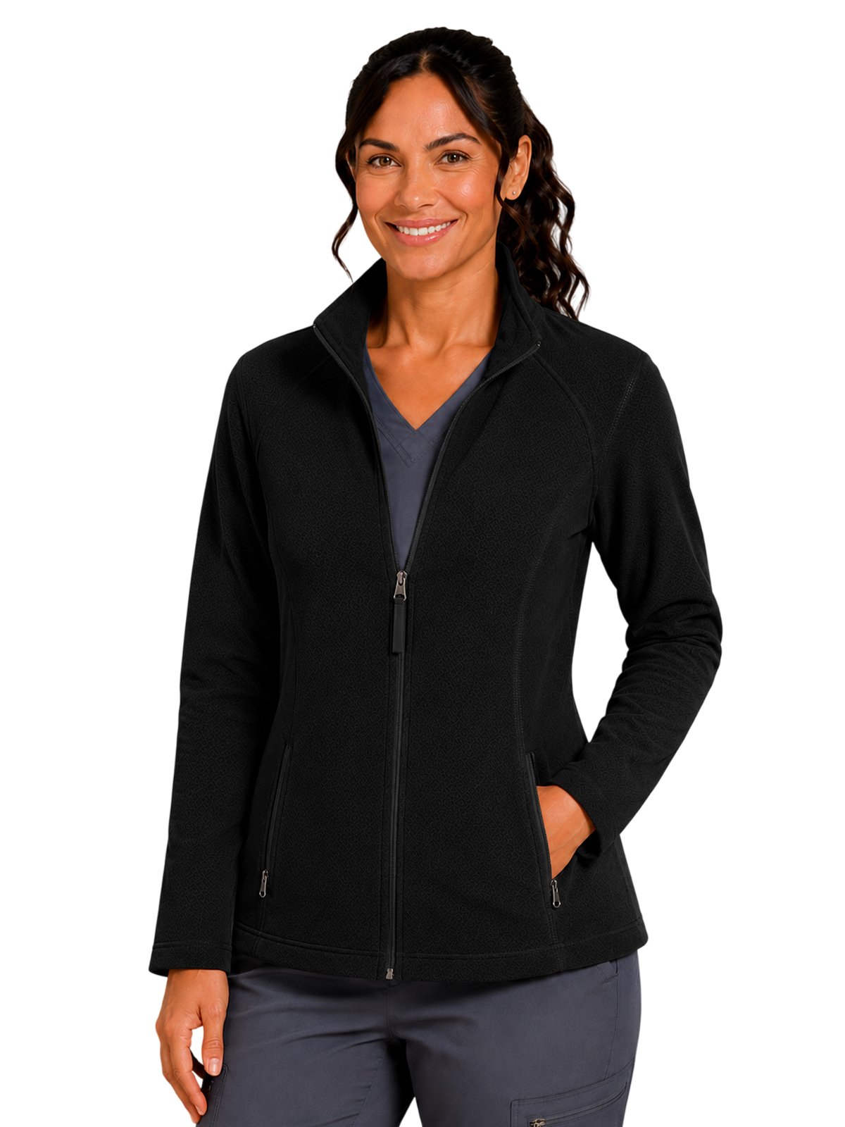 Parkley PERFECT FLEECE — Women's Bonded Fleece Full Zip Jacket 1 Parkley PERFECT FLEECE — Women's Bonded Fleece Full Zip Jacket