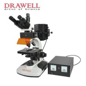 Drawell DW-2002H Trinocular Fluorescent Microscope