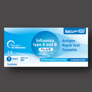 Influenza type A and B（Flu A/B）Ag Rapid Test Cassette(Colloidal Gold)