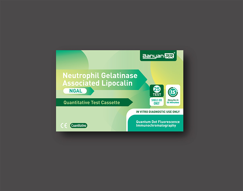 Neutrophil Gelatinase Associated Lipocalin (NGAL) Quantitative Test Cassette (Quantum Dot Fluorescence Immunochromatography)
