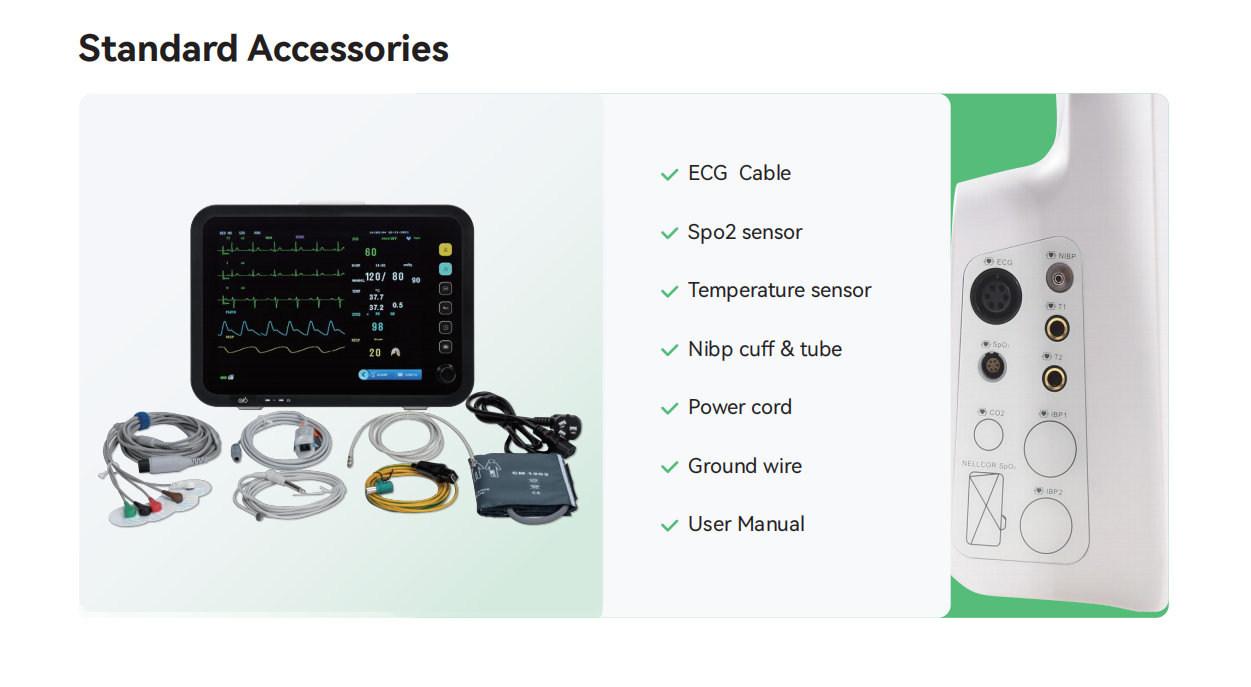 Yonker YK-8000C Patient Bedside Monitor 13 Yonker YK-8000C Patient Bedside Monitor - Image 13