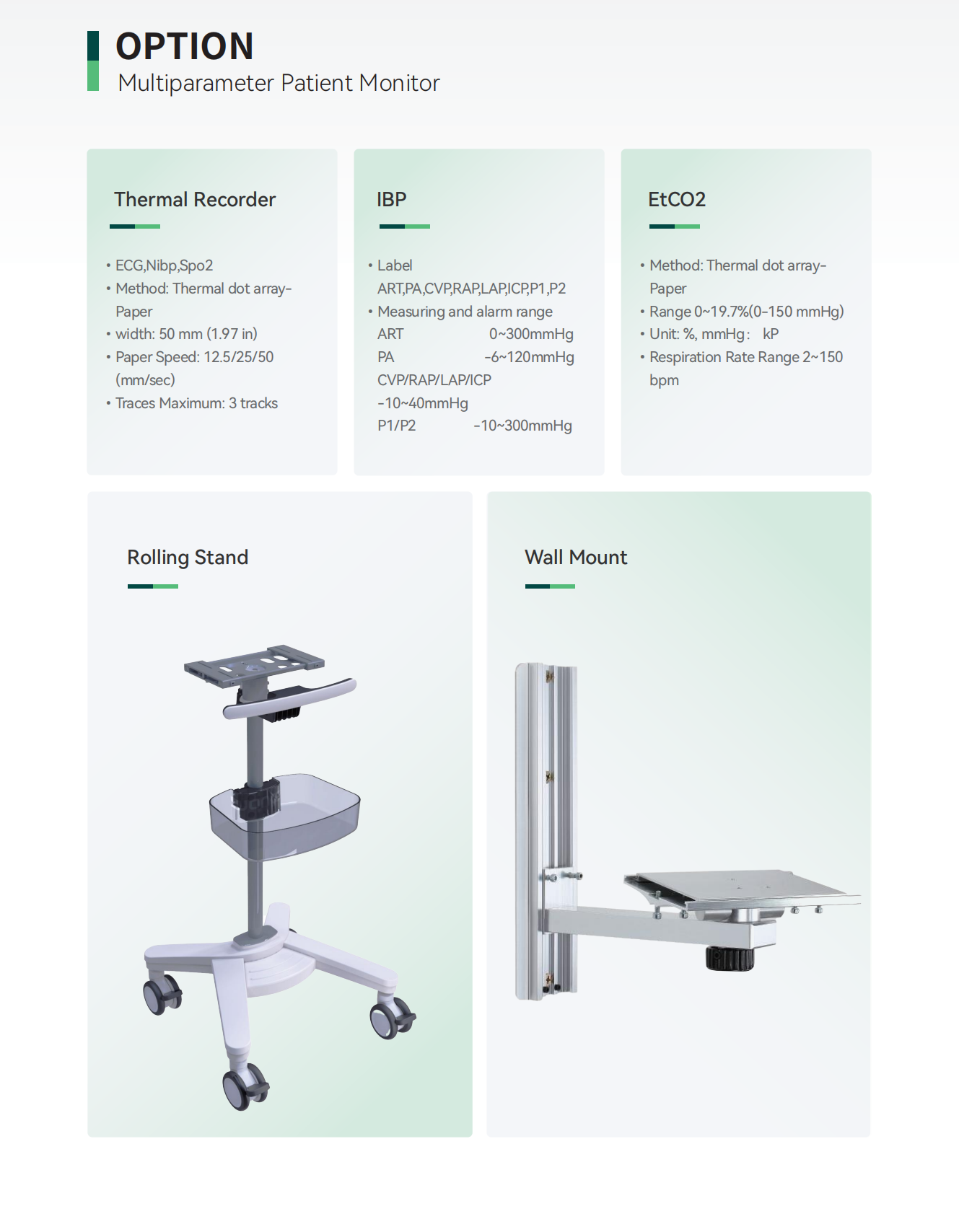 Yonker YK-8000C Patient Bedside Monitor 10 Yonker YK-8000C Patient Bedside Monitor - Image 10