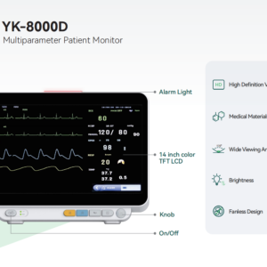 Yonker Multi-Parameter Patient Monitor YK-8000D