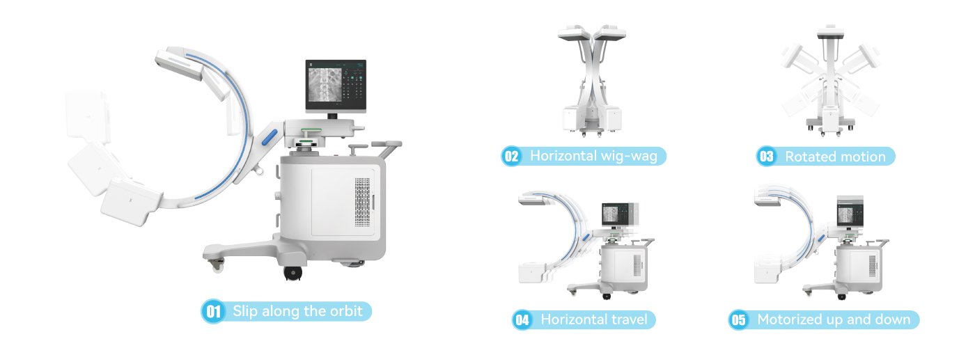 Browiner CompaX 500(Pro) series Latest Mobile C-arm with FPD 5 Browiner CompaX 500(Pro) series Latest Mobile C-arm with FPD - Image 5