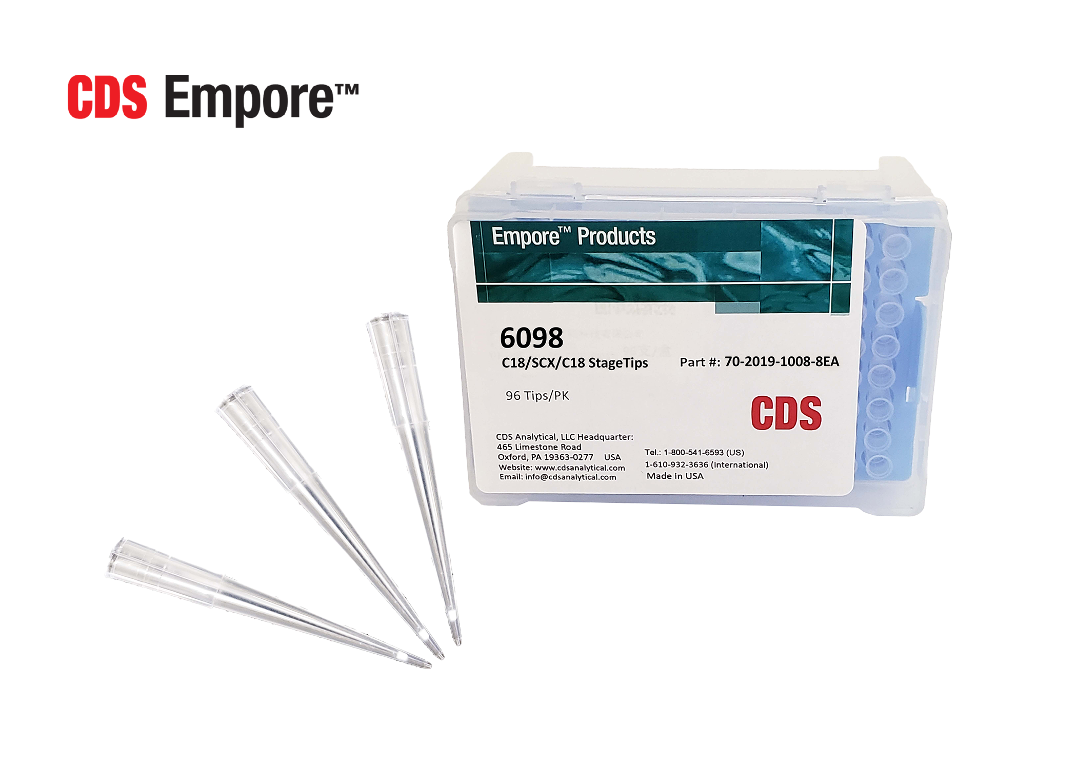 Empore™ C18/Cation /C18 StageTips 1 Empore™ C18/Cation /C18 StageTips
