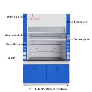 Drawell All Steel Fume Hood ZJ-TFG-12/15/18
