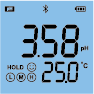 Drawell PH/Cond Pocket pH/mV/Cond/TDS/Sal/Res Tester, Bluetooth Series