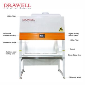 Drawell All Steel Class II B2 Biological Safety Cabinet