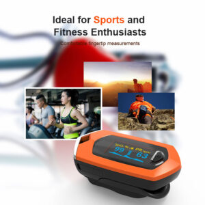 Yonker Blood Oxygen Meter Fingertip Pulse Oximeter for Sport