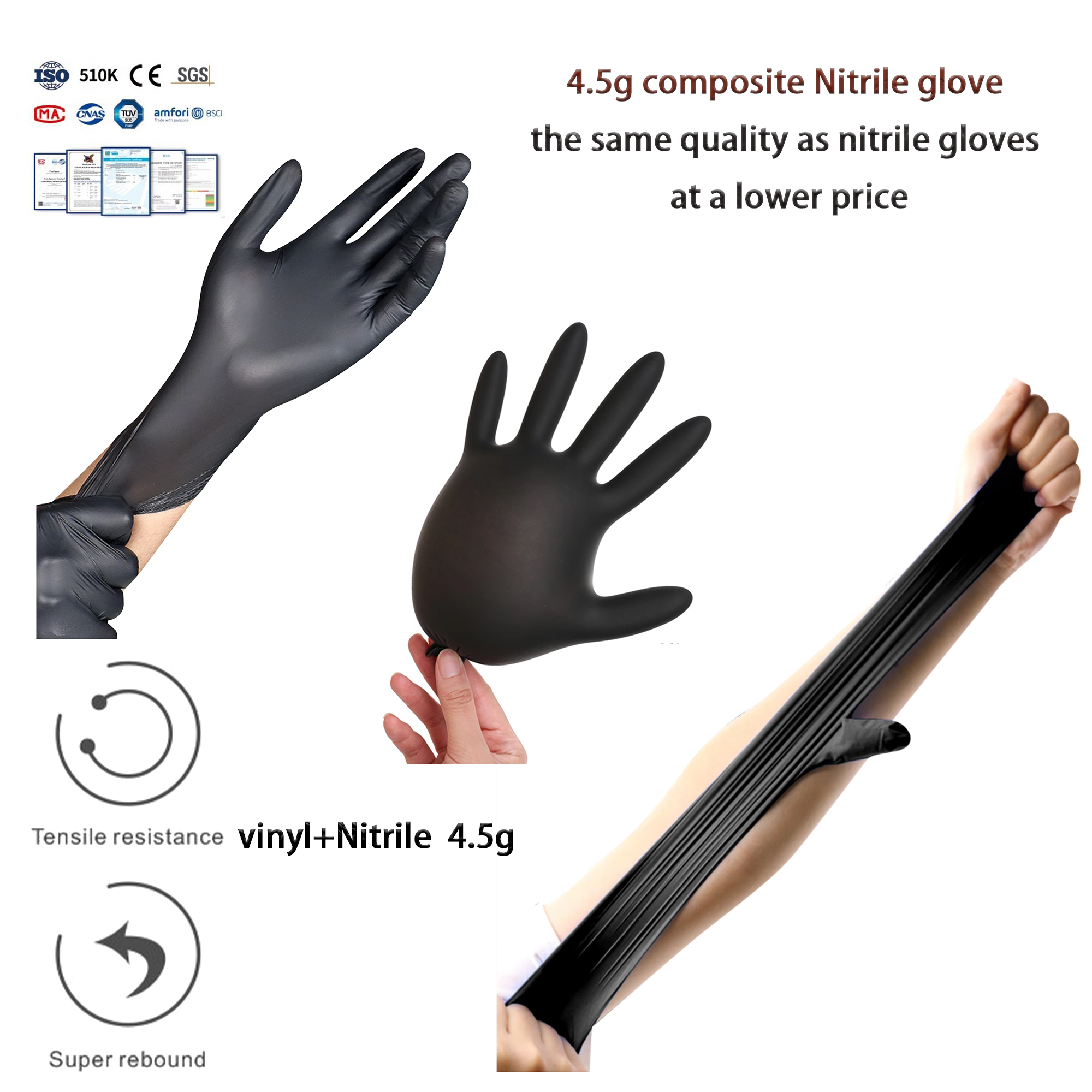 ANBOSON Nitrile Powder Free Vinyl Household Disposable Kitchen Gloves Guantes Negros Touch Screen Can Be Customized Caja De Guantes 9 ANBOSON Nitrile Powder Free Vinyl Household Disposable Kitchen Gloves Guantes Negros Touch Screen Can Be Customized Caja De Guantes - Image 9