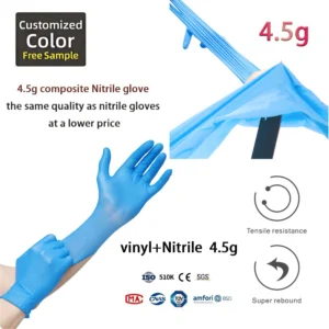 ANBOSON Food Protective Gloves Blue Gloves Retail Dealers Kitchen Hand Protective Best Price Cheap Vinyl Gloves Pvc Wholesale