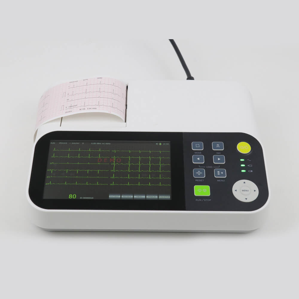 Yonker PE-E3A 7inch display 3 channel ECG Machine with touch screen 5 Yonker PE-E3A 7inch display 3 channel ECG Machine with touch screen - Image 5