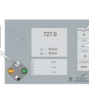 Drawell JMHVS-1000AT PLUS Precision Digital Micro Vickers Hardness Tester