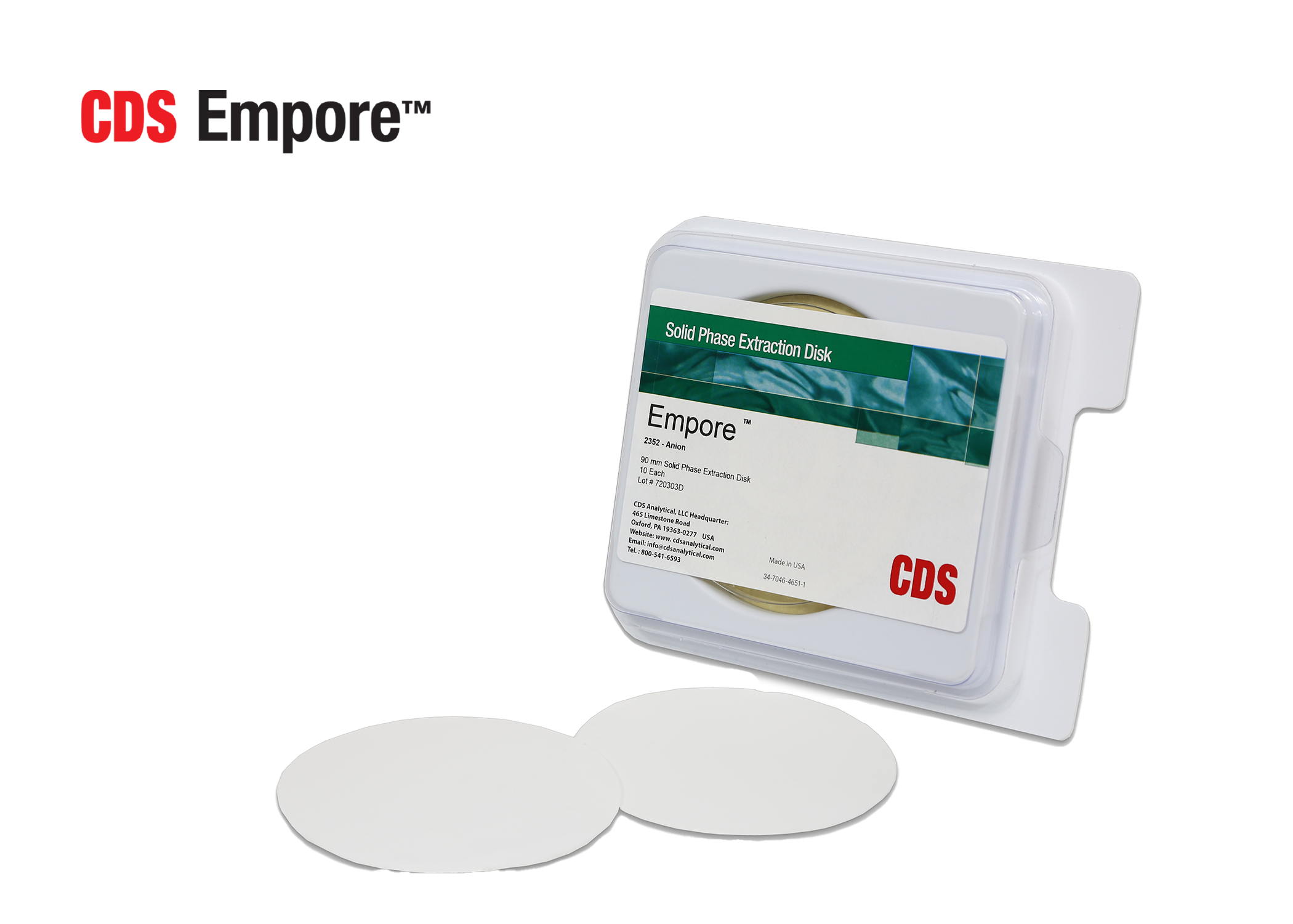 Empore™ Anion Disk 1 Empore™ Anion Disk