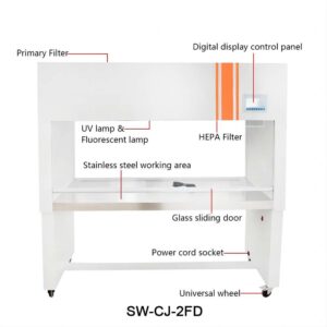 Drawell All Steel Vertical Laminar Flow Cabinet SW-CJ-2FD