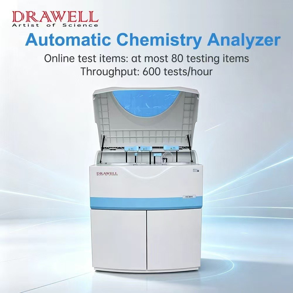 Drawell TC800 Automatic Chemistry Analyzer 4 Drawell TC800 Automatic Chemistry Analyzer - Image 4
