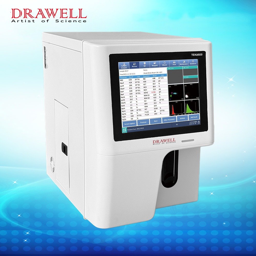 Drawell TEK8600 Automatic 5-diff Hematology Analyzer 2 Drawell TEK8600 Automatic 5-diff Hematology Analyzer - Image 2