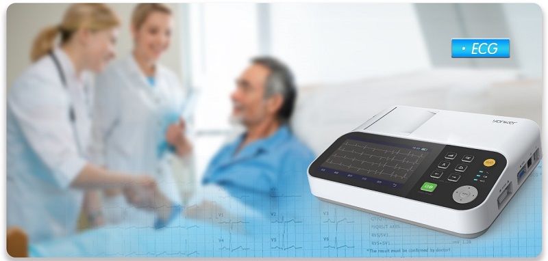 Yonker PE-E3A 7inch display 3 channel ECG Machine with touch screen 11 Yonker PE-E3A 7inch display 3 channel ECG Machine with touch screen - Image 11