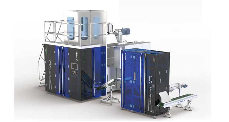 Shinva Multi-Mold Continuous Plastic Bottle BFS Machine 2 Shinva Multi-Mold Continuous Plastic Bottle BFS Machine - Image 2
