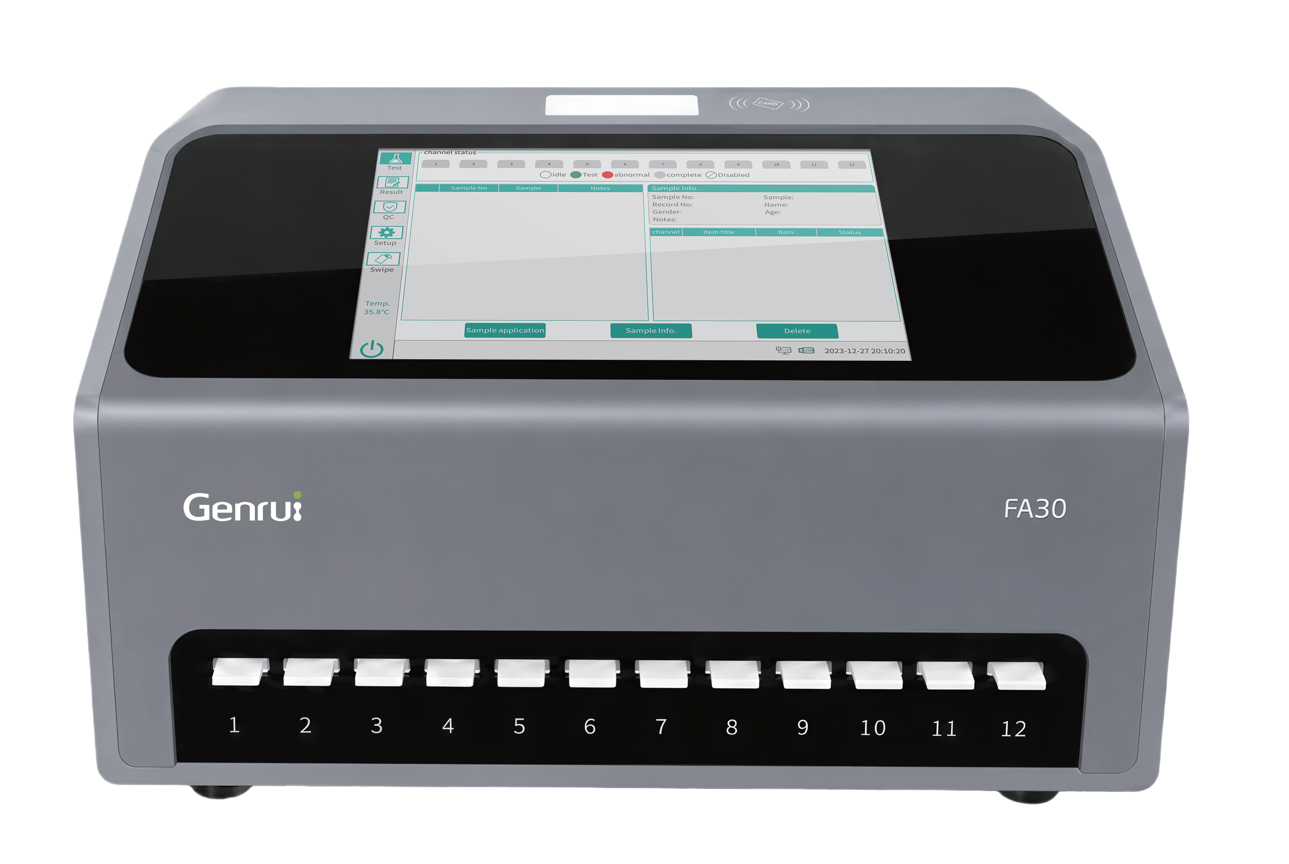 Genrui Quantitative Immunoassay Analyzer FA30 1 Genrui Quantitative Immunoassay Analyzer FA30