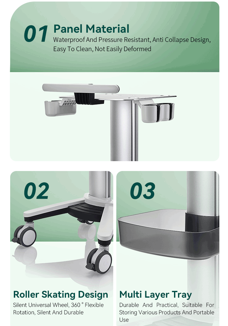 Yonker New Premium Diagnostic Ultrasound System Medical Trolley PMS-MT1 8 Yonker New Premium Diagnostic Ultrasound System Medical Trolley PMS-MT1 - Image 8