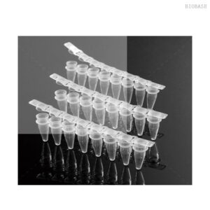 BIOBASE Disposable Transparent 8-strip PCR Tube Flat Cap 0.1ml/0.2ml PCR Tube With Cover
