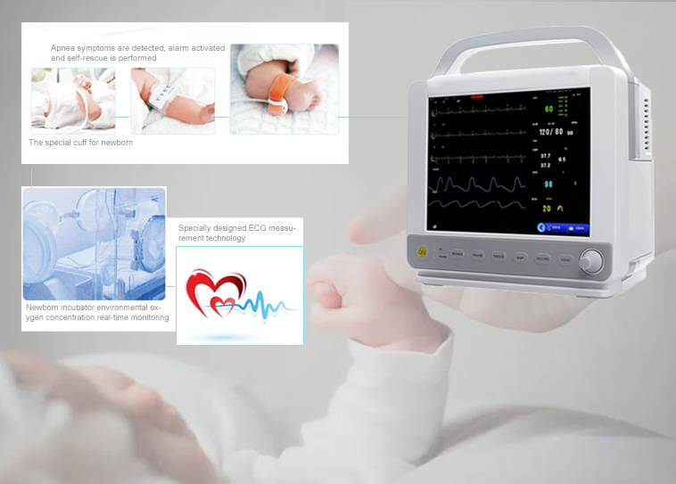 Yonker N8 Neonatal Multipara Patient Monitor in ICU 7 Yonker N8 Neonatal Multipara Patient Monitor in ICU - Image 7