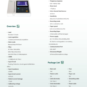 Yonker New PE-E12A Portable ECG Monitor