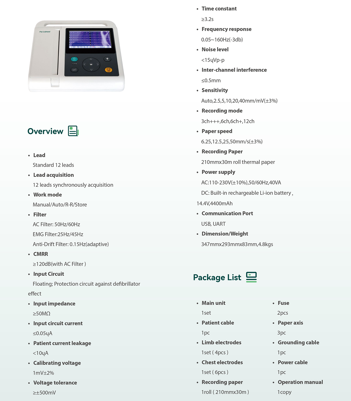 Yonker New PE-E12A Portable ECG Monitor 8 Yonker New PE-E12A Portable ECG Monitor - Image 8