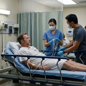 Yonker Emergency Room ECG Monitor for Chest Pain Evaluation