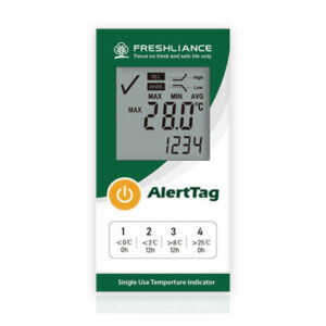 AlertTag T10 LCD Disposable Time Temperature Monitor/Indicator