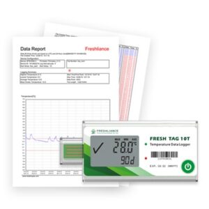 Fresh Tag 10T Configurable Single Use Temperature Data Logger