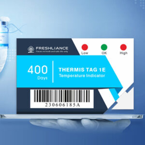 Thermis Tag 1E Single-use LED Temperature Indicator