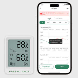 BlueTag TH20 Bluetooth Temperature and Humidity Data Logger