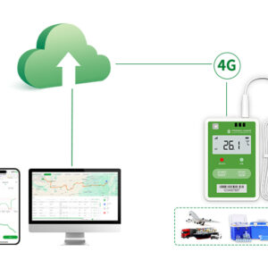 Fresh Tracker 20 Ultra-compact 4G Real-time Data Logger for Medical Transport, Especially with Thermal Boxes, etc.