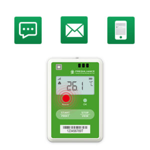 Fresh Tracker 20 Ultra-compact 4G Real-time Data Logger for Medical Transport, Especially with Thermal Boxes, etc.
