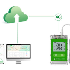 Fresh Tracker 10 Real-time Temperature, Humidity, Geolocation, Illumination & Shock Tracking