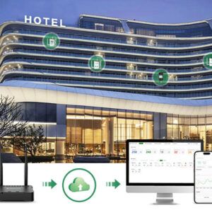 GAEA Series G2000 4G/WiFi/LAN LoRa Gateway for Real-time Temperature Monitoring of Large-area Storage