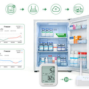 GAEA Series G1000 4G/WiFi/LAN Bluetooth Gateway for Real-time Temperature Monitoring of Small-area Storage