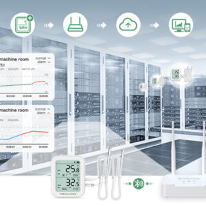 GAEA Series G1000 4G/WiFi/LAN Bluetooth Gateway for Real-time Temperature Monitoring of Small-area Storage