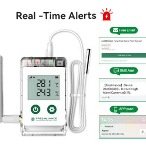 LoRa Tag LT100 LoRa Wireless Temperature & Humidity Sensor
